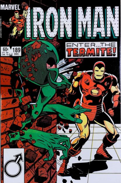 Couverture de IRON MAN (1968) #189 - par Luke McDonnell - lecubeacomics.com