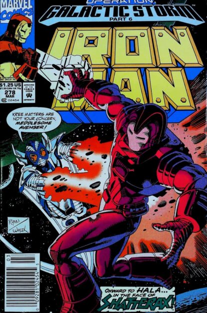 Couverture de IRON MAN (1968) #278 - par Paul Ryan - lecubeacomics.com