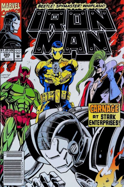 Couverture de IRON MAN (1968) #285 - par Kevin Hopgood - lecubeacomics.com