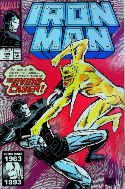 Couverture de IRON MAN (1968) #289 - par Kevin Hopgood - lecubeacomics.com