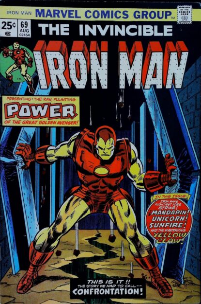 Couverture de IRON MAN (1968) #69 - par Ron Wilson - lecubeacomics.com