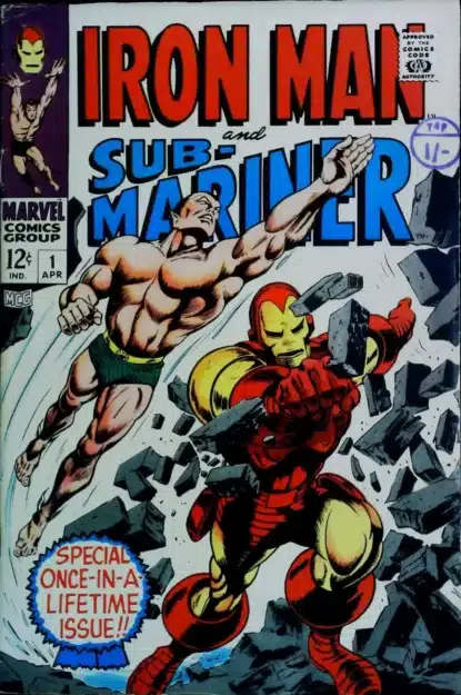 IRON MAN & SUB-MARINER (1968) #1 - Marvel - lecubeacomics.com Couverture de IRON MAN & SUB-MARINER (1968) #1 - par Gene Colan - lecubeacomics.com