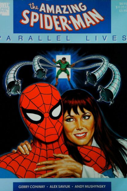 Couverture de AMAZING SPIDER-MAN : PARALLEL LIVES - par Bob Larkin - lecubeacomics.com