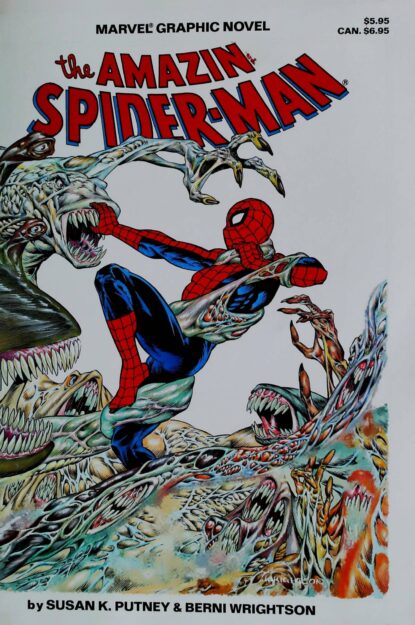 Couverture de THE AMAZING SPIDER-MAN : HOOKY - par Bernie Wrightson - lecubeacomics.com