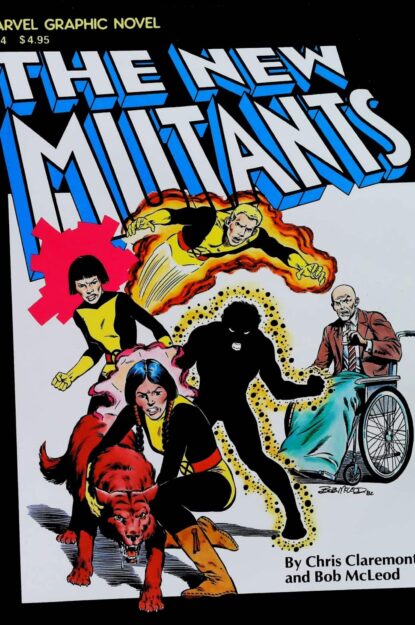 Couverture de NEW MUTANTS - par Bob McLeod - lecubeacomics.com