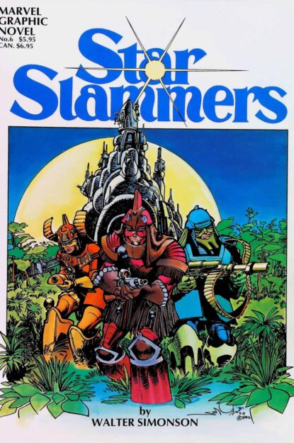Couverture de STAR SLAMMERS - par Walter Simonson - lecubeacomics.com
