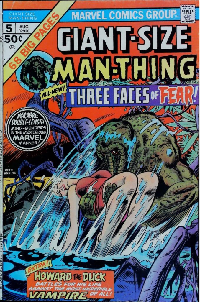 Giant-Size Man-Thing #5, vue de l'exemplaire