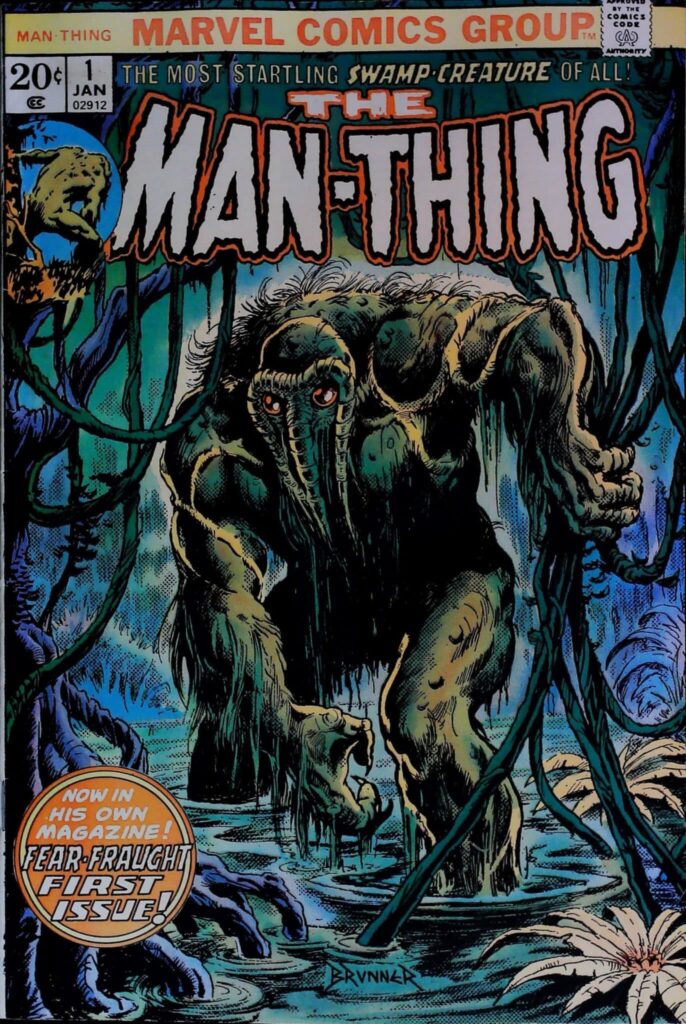 Man-Thing #1, exemplaire VF- 7.5, recto