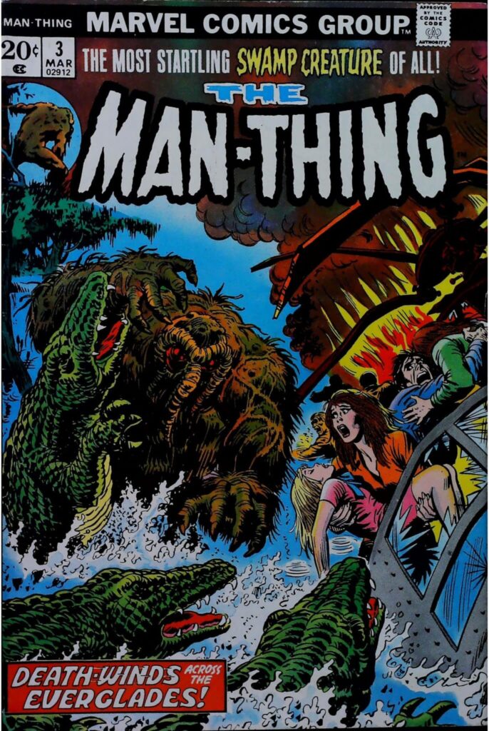 Man-Thing #3, vue de l'exemplaire