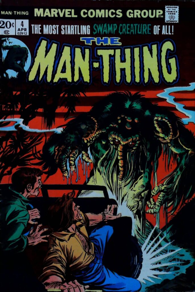 Man-Thing #4, exemplaire FN/VF 7.0, recto