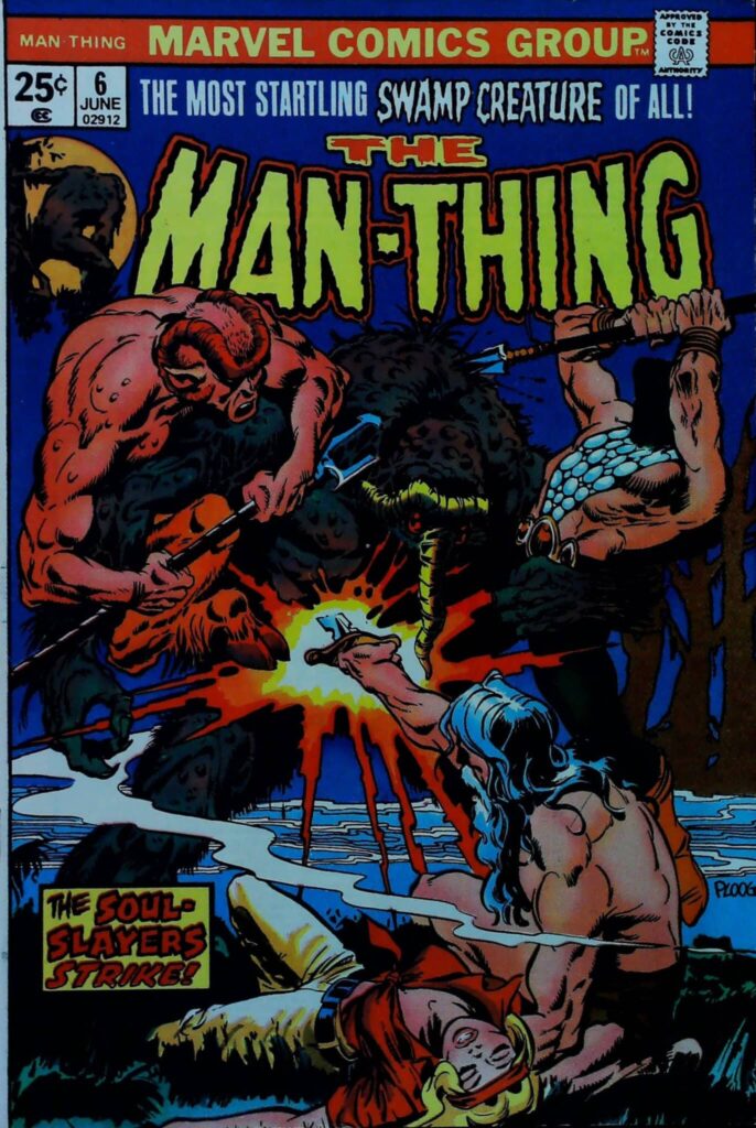 Man-Thing #6, exemplaire VF- 7.5, recto