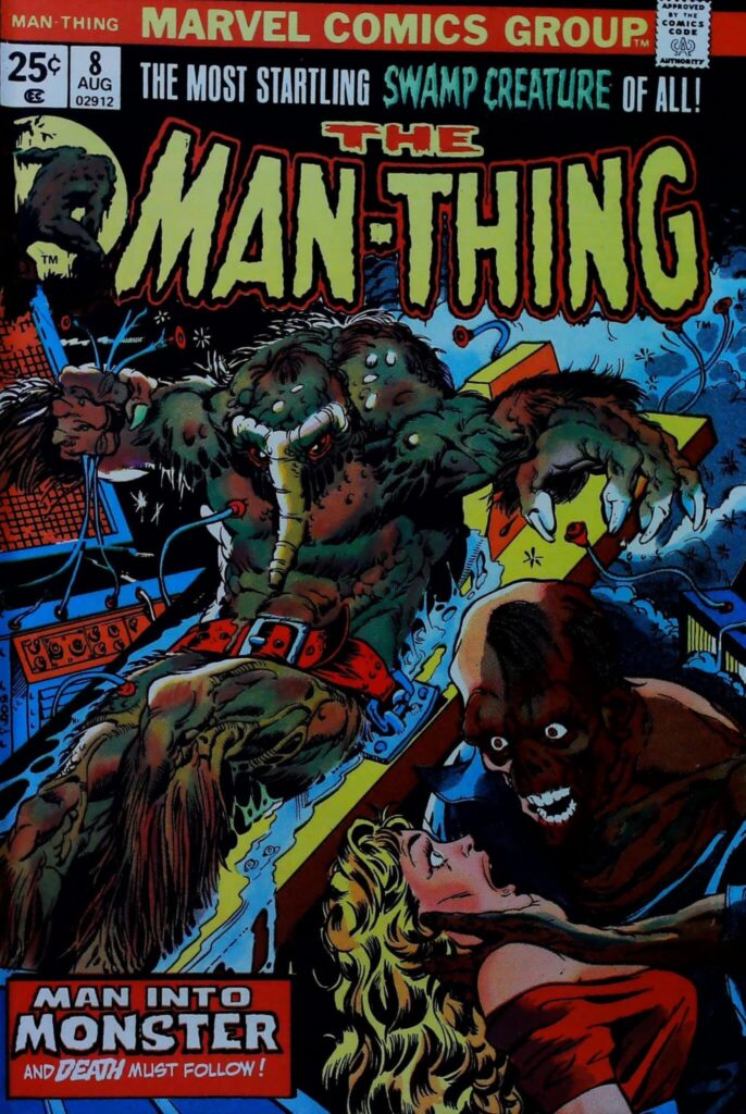 Man-Thing #8, exemplaire FN/VF 7.0, recto
