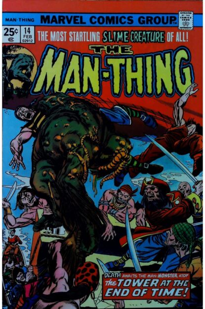 Couverture de MAN-THING (1974) #14 - par Gil Kane - lecubeacomics.com