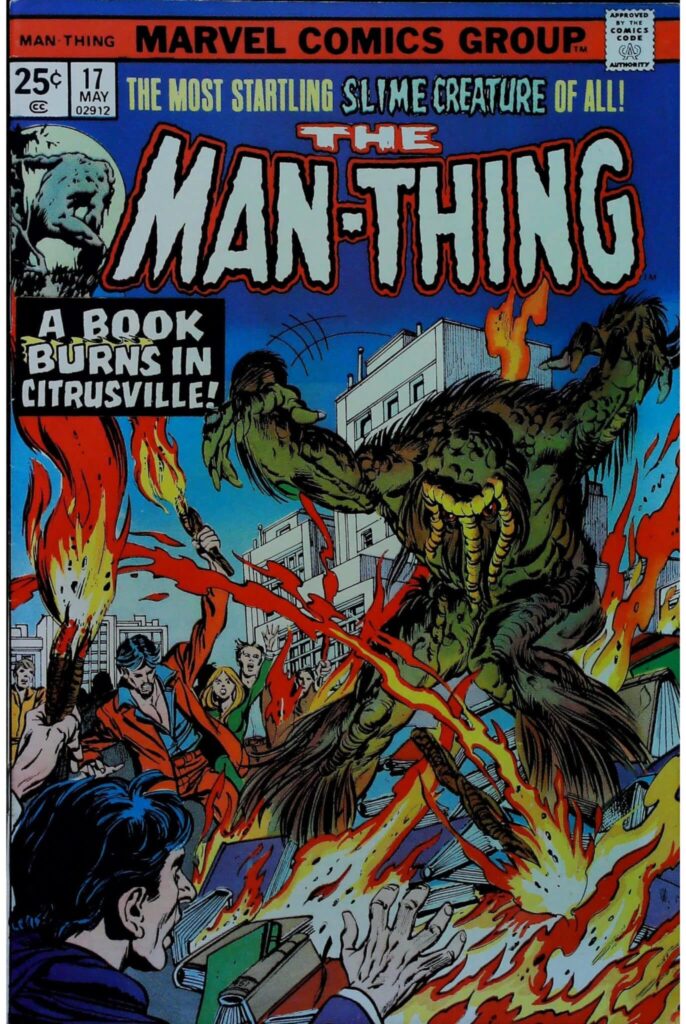Man-Thing #17, exemplaire VF- 7.5, recto
