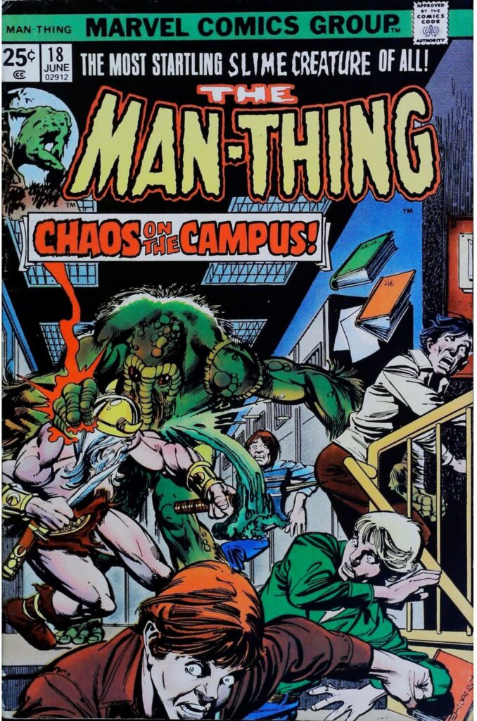 Man-Thing #18, exemplaire VF- 7.5, recto