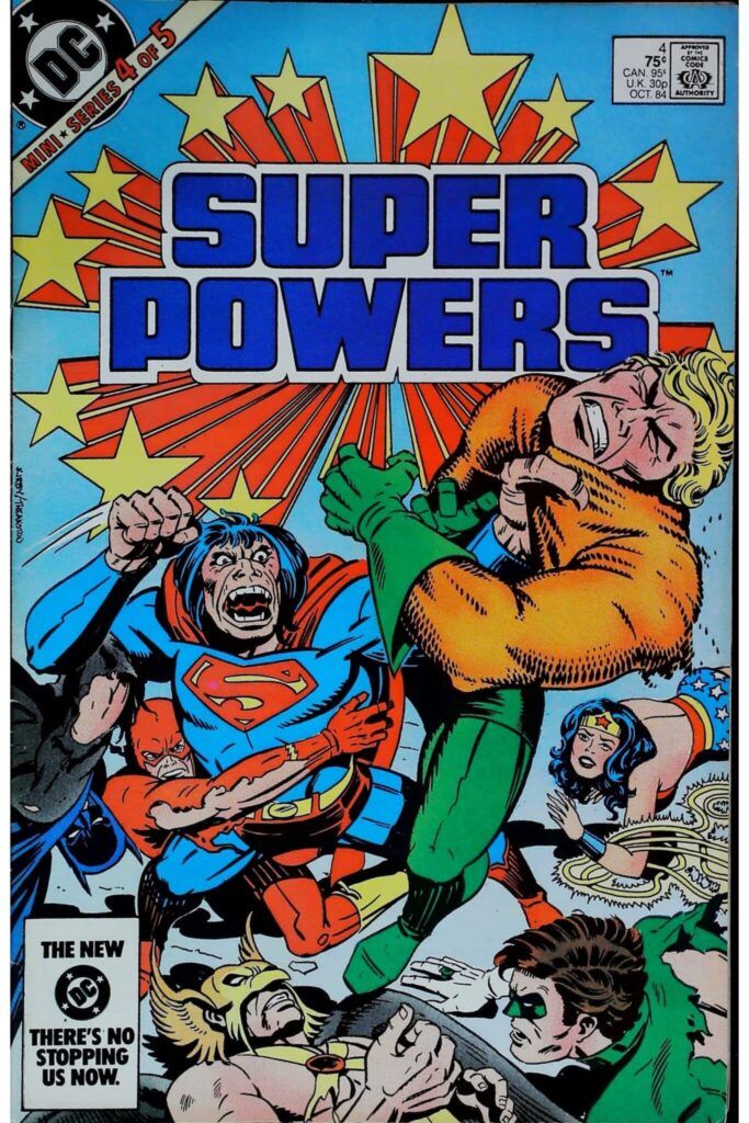 Super Powers #4, vue de l'exemplaire