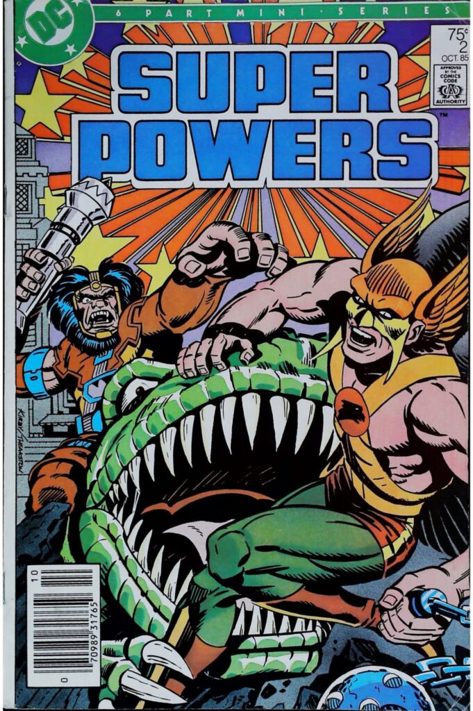 Super Powers #2, vue de l'exemplaire