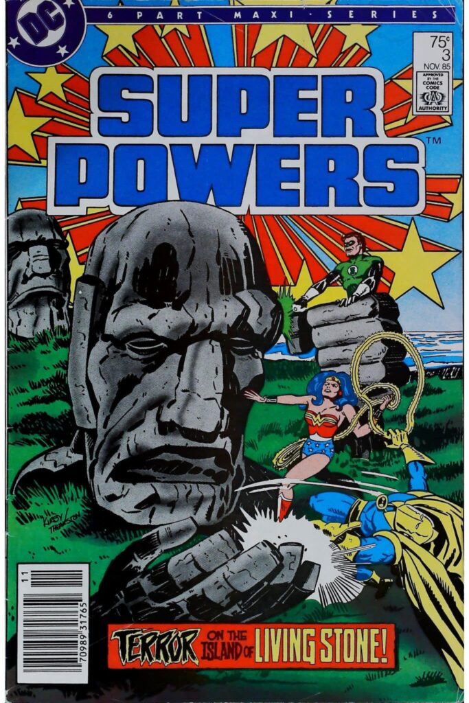Super Powers #3, vue de l'exemplaire