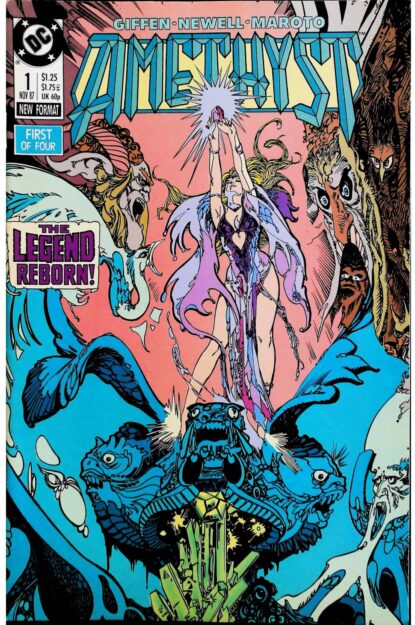 Couverture de AMETHYST (1987) COMPLETE SET #1-4 - par Esteban Maroto - lecubeacomics.com