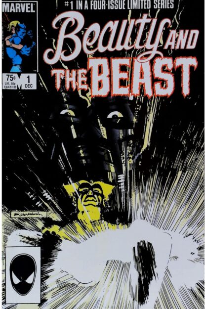 Couverture de BEAUTY AND THE BEAST (1984) COMPLETE SET #1-4 - par Bill Sienkiewicz - lecubeacomics.com