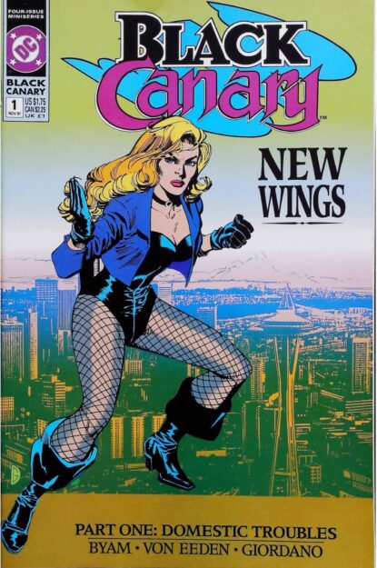 Couverture de BLACK CANARY (1991) #1 - par Dick Giordano - lecubeacomics.com