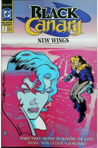 Couverture de BLACK CANARY (1991) #2 - par Dick Giordano - lecubeacomics.com