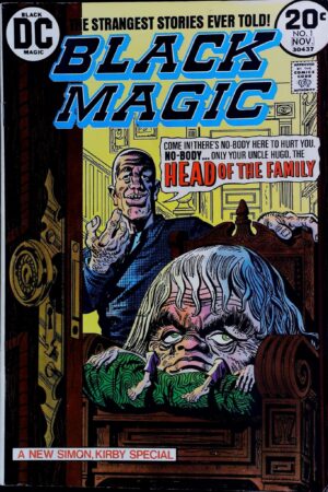 Couverture de BLACK MAGIC (1973) #1 - par Jerry Grandenetti - lecubeacomics.com