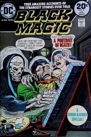 Couverture de BLACK MAGIC (1973) #2 - par Jerry Grandenetti - lecubeacomics.com