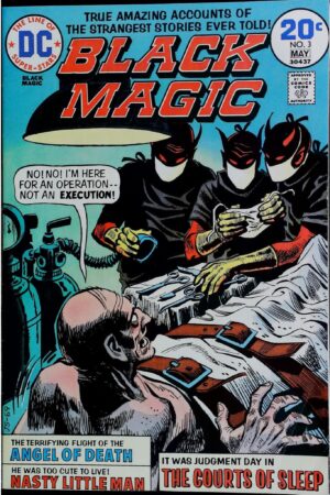 Couverture de BLACK MAGIC (1973) #3 - par Jerry Grandenetti - lecubeacomics.com