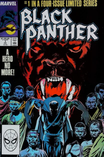 Couverture de BLACK PANTHER (1988) COMPLETE SET #1-4 - par Denys Cowan - lecubeacomics.com