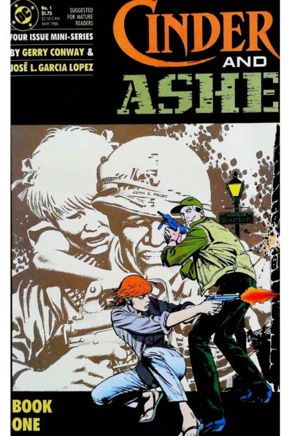 Couverture de CINDER AND ASHE (1988) COMPLETE SET #1-4 - par Jose Luis Garcia-Lopez - lecubeacomics.com