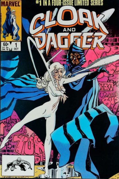 Couverture de CLOAK AND DAGGER (1983) COMPLETE SET #1-4 - par Rick Leonardi - lecubeacomics.com
