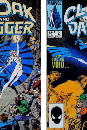 Couverture de CLOAK AND DAGGER (1985) COMPLETE SET #1-11 - par Rick Leonardi - lecubeacomics.com