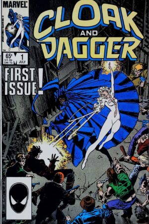 Couverture de CLOAK AND DAGGER (1985) #1 - par Rick Leonardi - lecubeacomics.com