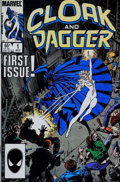 Couverture de CLOAK AND DAGGER (1985) #1 - par Rick Leonardi - lecubeacomics.com
