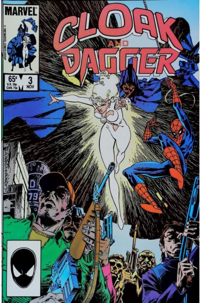 Couverture de CLOAK AND DAGGER (1985) #3 - par Rick Leonardi - lecubeacomics.com