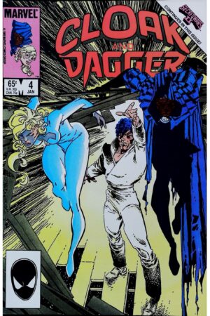Couverture de CLOAK AND DAGGER (1985) #4 - par Rick Leonardi - lecubeacomics.com