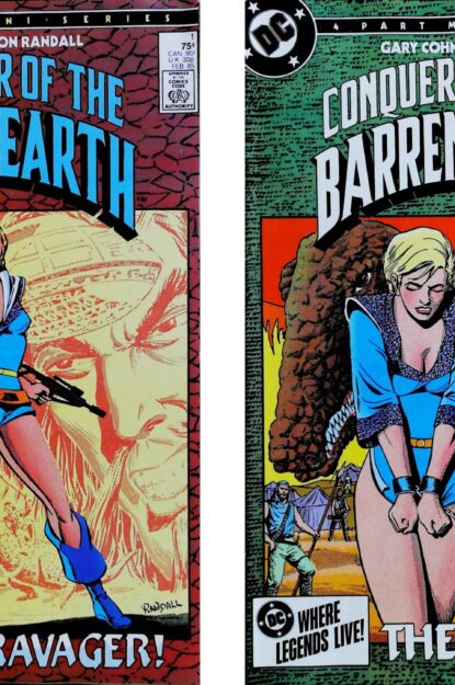 CONQUEROR OF THE BARREN EARTH (1985) COMPLETE SET #1-4 - DC Comics - lecubeacomics.com Couverture de CONQUEROR OF THE BARREN EARTH (1985) COMPLETE SET #1-4 - par Ron Randall - lecubeacomics.com