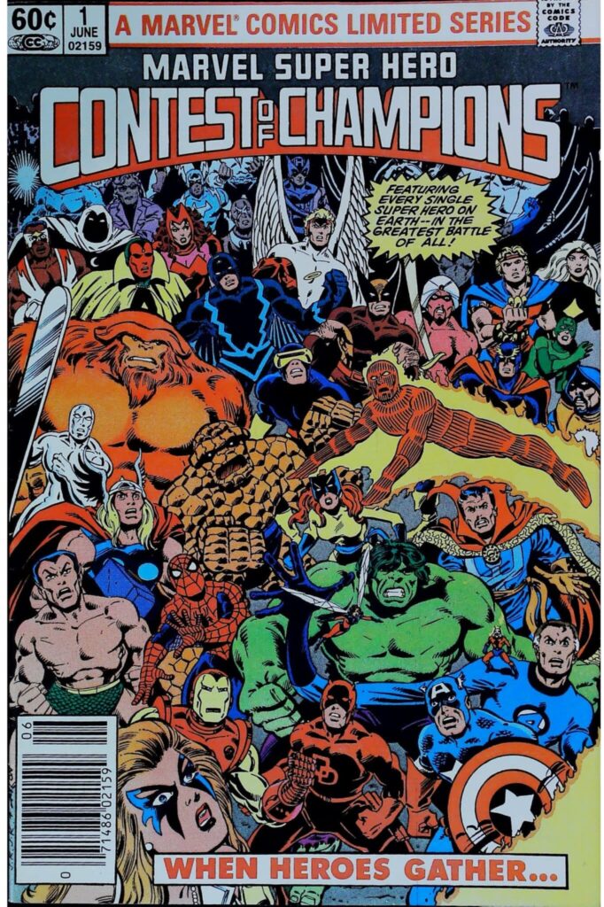 Marvel Super Hero Contest Of Champions #1, vue de l'exemplaire