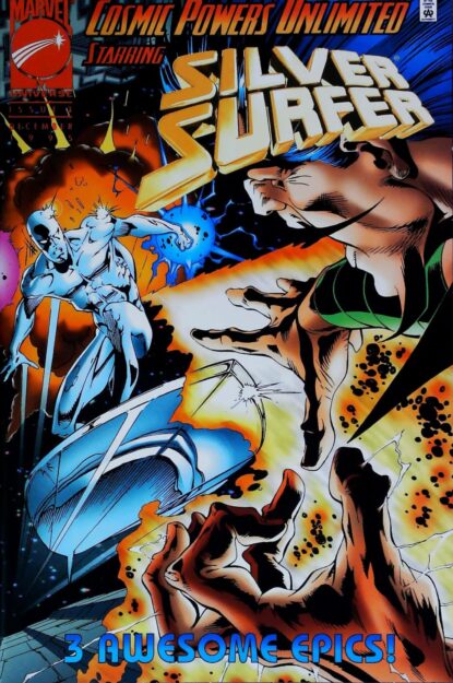 Couverture de COSMIC POWERS UNLIMITED (1995) #3 - par Claudio Castellini - lecubeacomics.com
