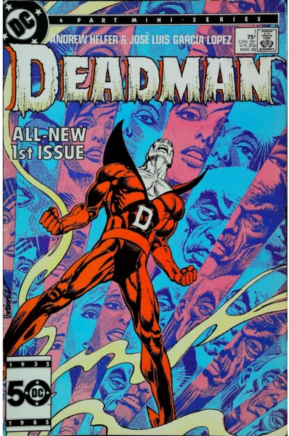 Couverture de DEADMAN (1986) COMPLETE SET #1-4 - par Jose Luis Garcia-Lopez - lecubeacomics.com