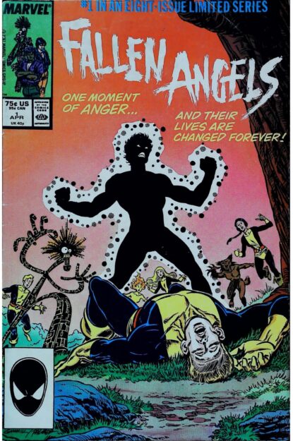 Couverture de FALLEN ANGELS (1987) COMPLETE SET #1-8 - par Kerry Gammill - lecubeacomics.com