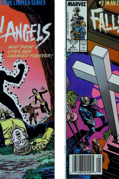 FALLEN ANGELS (1987) COMPLETE SET #1-8 - Marvel - lecubeacomics.com Couverture de FALLEN ANGELS (1987) COMPLETE SET #1-8 - par Kerry Gammill - lecubeacomics.com