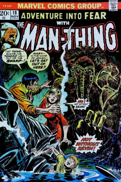 Couverture de FEAR (1970) #18 - par John Romita Sr - lecubeacomics.com