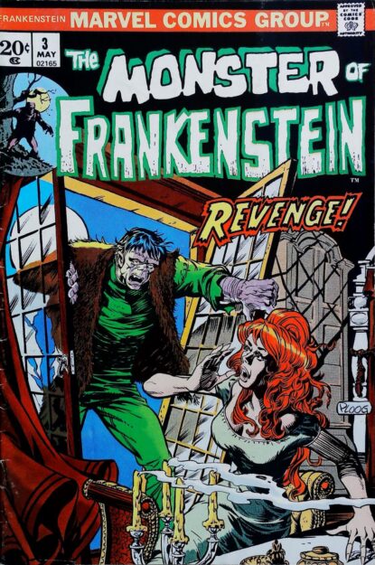 Couverture de FRANKENSTEIN (1973) #3 - par Mike Ploog - lecubeacomics.com
