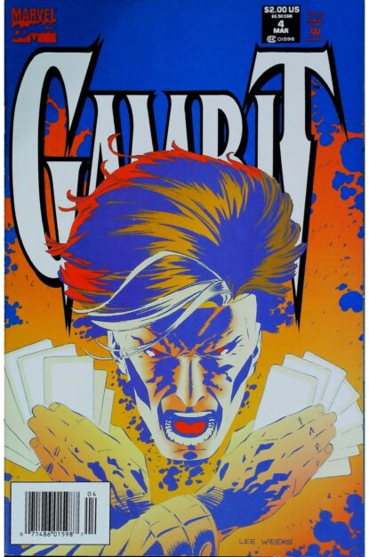 Couverture de GAMBIT (1993) #4 - par Lee Weeks - lecubeacomics.com