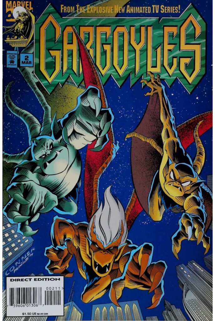Gargoyles #2, vue de l'exemplaire
