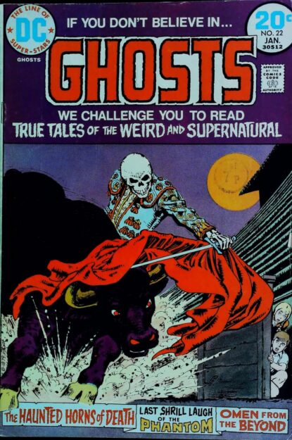 Couverture de GHOSTS (1971) #22 - par Nick Cardy - lecubeacomics.com