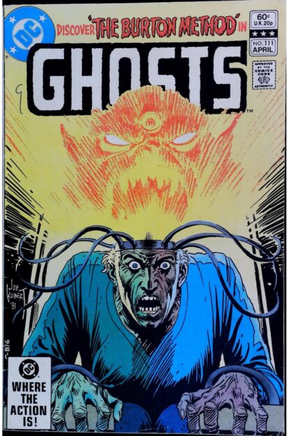 Couverture de GHOSTS (1971) #111 - par Joe Kubert - lecubeacomics.com