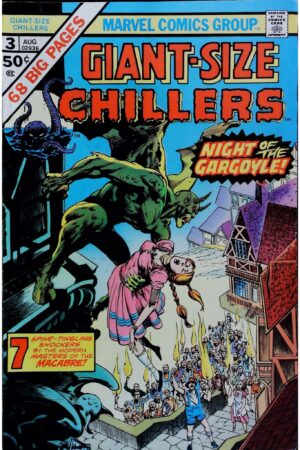 Couverture de GIANT-SIZE CHILLERS (1975) #3 - par Bernie Wrightson - lecubeacomics.com
